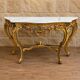 Important console in carved gilded wood – Marble top – Louis XV style