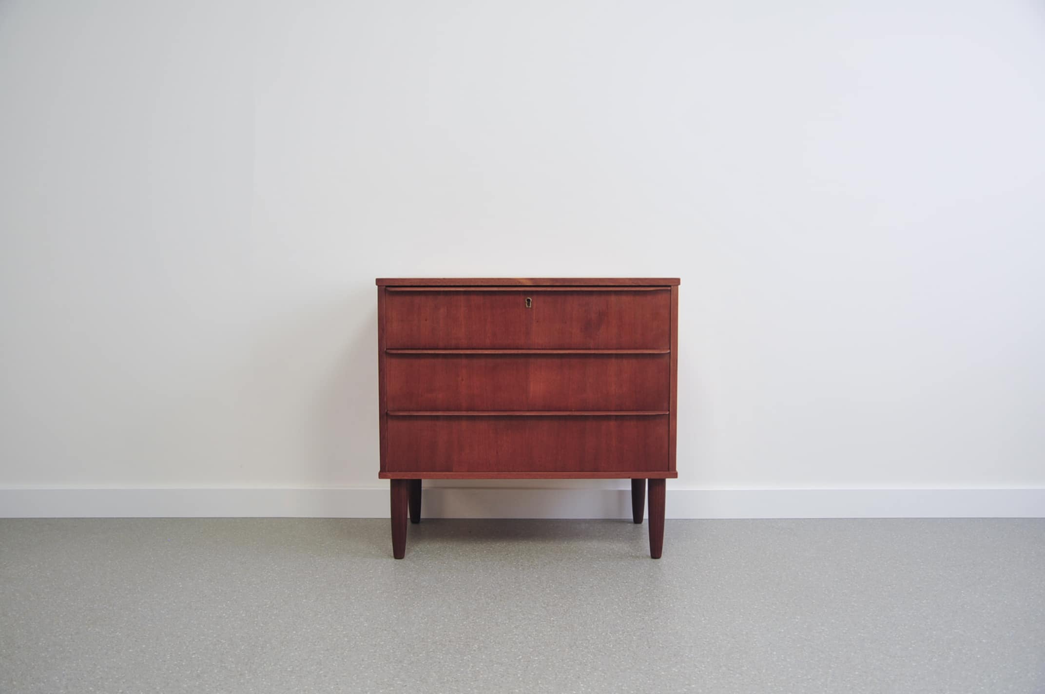 Teak vintage Danish chest of drawers