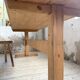 Perriand mountain furniture pine dining table