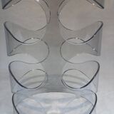 Transparent plexiglass bottle holder Umbra design Ran Lerner