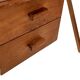 Vintage desk, compact model, minimalist desin teak, 1960s