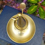 Cellar rat candle holder and brass extinguisher