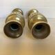 Pair of brass vases