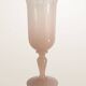 Pink opaline pedestal vase