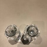 Pair of Baccarat Aladin crystal candlesticks
