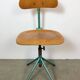 Dark Green Industrial Workshop Chair, 1950s