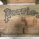 Vintage perrier crate