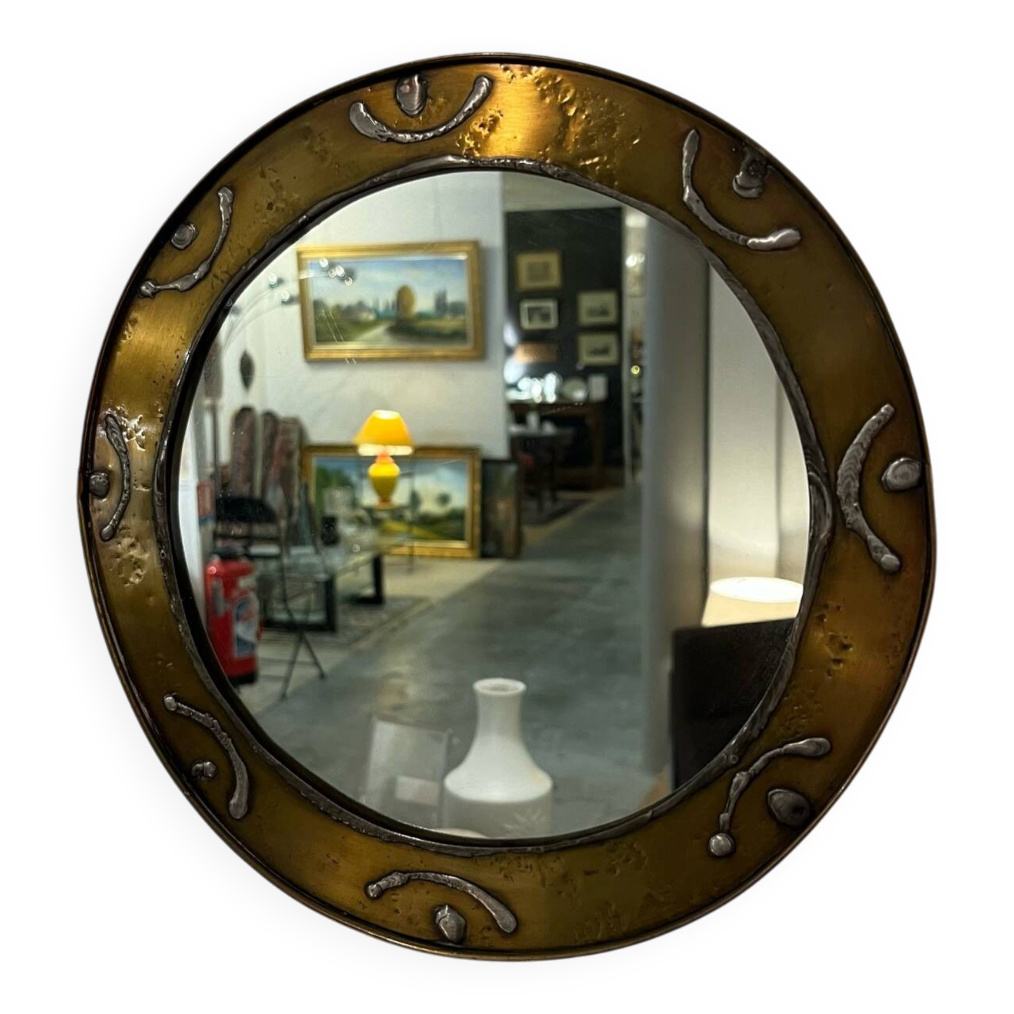Brutalist mirror