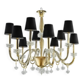 Chandelier en verre de Murano Rostrato vénitien moderne par Simoeng pour Simoeng