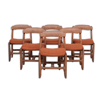 Six chairs by Guillerme et Chambron