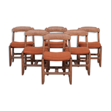 Six chairs by Guillerme et Chambron