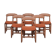 Six chairs by Guillerme et Chambron