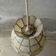 Suspension in mother-of-pearl and brass flower shape