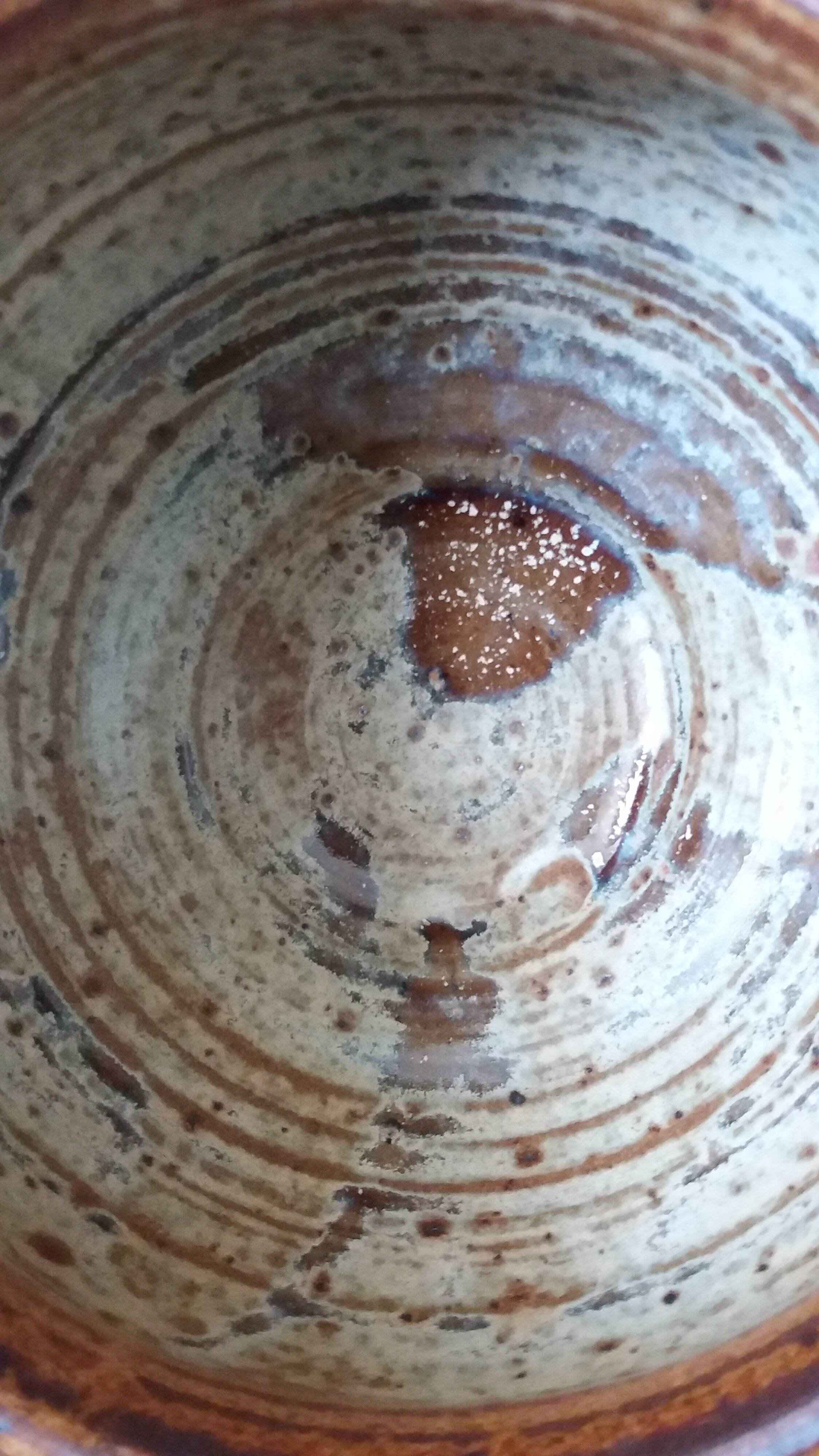 Stoneware soup bowls from Puisaye, signed Jean-Pierre Prud’homme