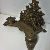 Ink old brass bronze letter holder