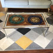 Table basse Designeuse Italienne Juliette Belarti céramique émaillée pieds