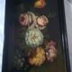 Painted wooden tray