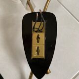Paire d’appliques double 1950