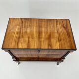 Biedermeier Chest of Drawers in Ebonized & Gilded Cherry Wood, Franconia, 1820s