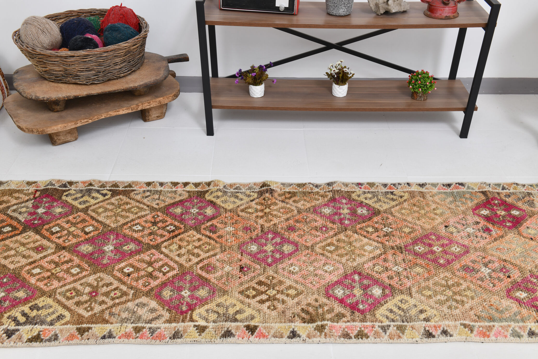 3x15 stair vintage runner rug 84x447cm