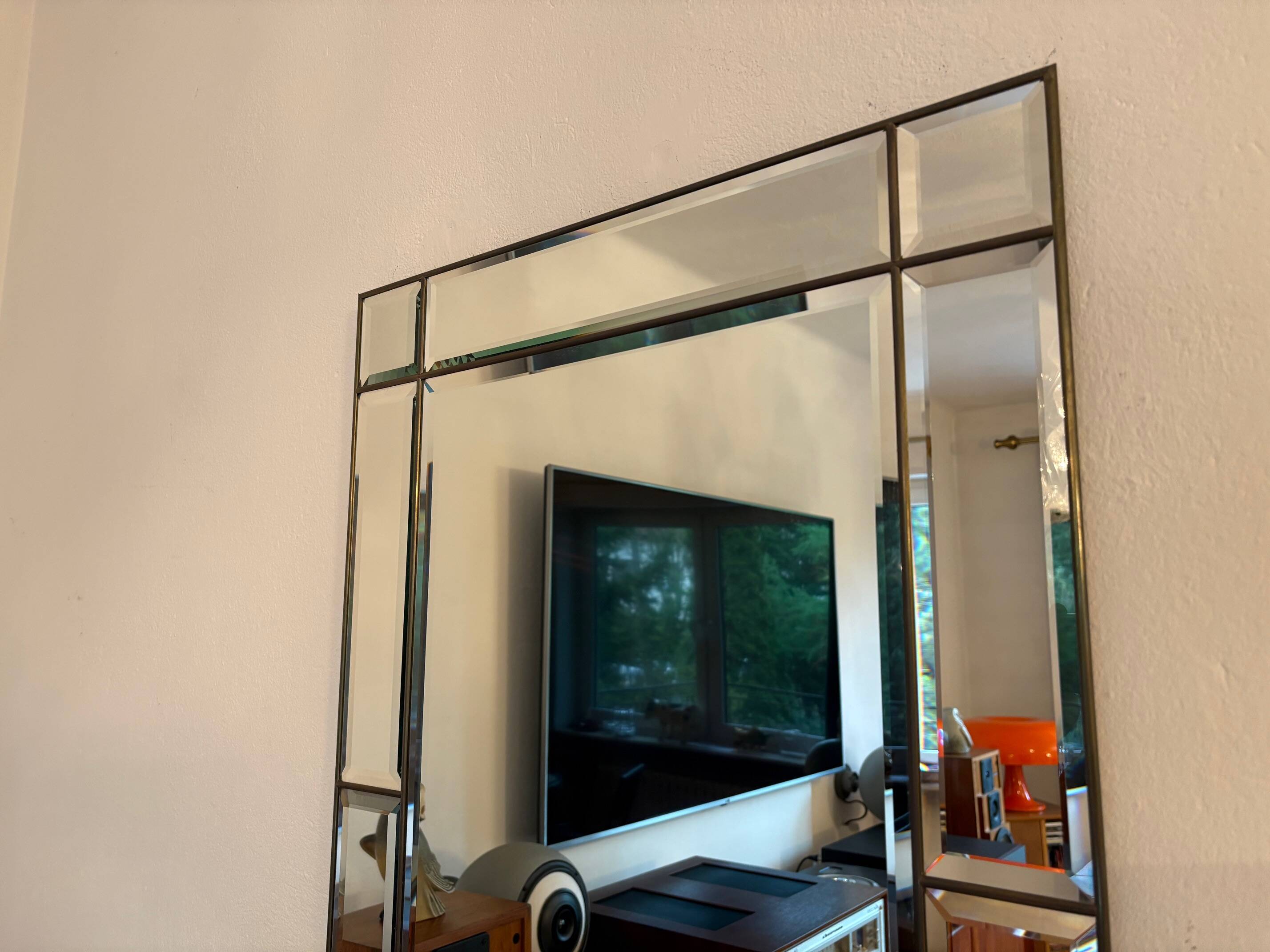 Crystal Mirror, Italy, 1970s