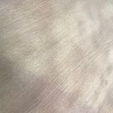 Oak draper table with an aero-crossed cropped