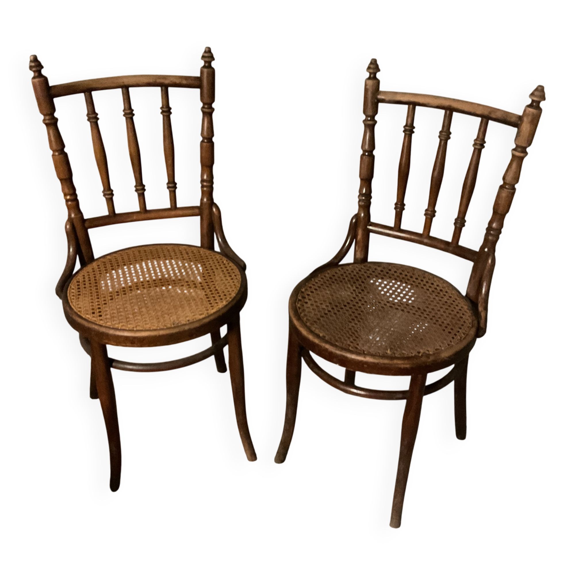 Mundes set of two thonet chairs by david fisher art deco