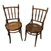 Mundes set of two thonet chairs by david fisher art deco
