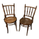 Mundes set of two thonet chairs by david fisher art deco