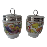 2 baked eggs english porcelain Royal Worcester