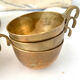 Brass Punch Bowl Set with 12 Cups, Ladle – French Vintage Mid-Century