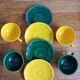 Lot de 8 tasses à café Longchamp multicolore
