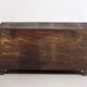 Antique blue trunk with hand-painted floral details (c.1870) #2