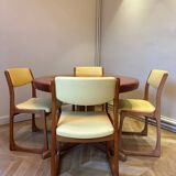 Baumann vintage round table (4 to 8 p.)