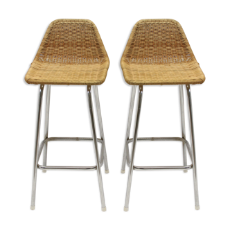 Vintage Dirk van Sliedrecht bar stools