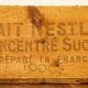 Caisse en bois ancienne Nestlé 1950