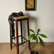 Tabouret haut en paille