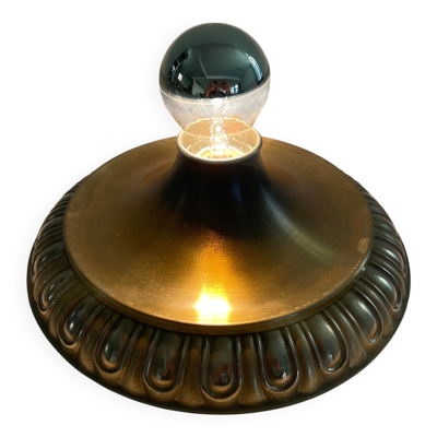 Plafonnier en laiton, design allemand du milieu du siècle, années 1960, Allemagne