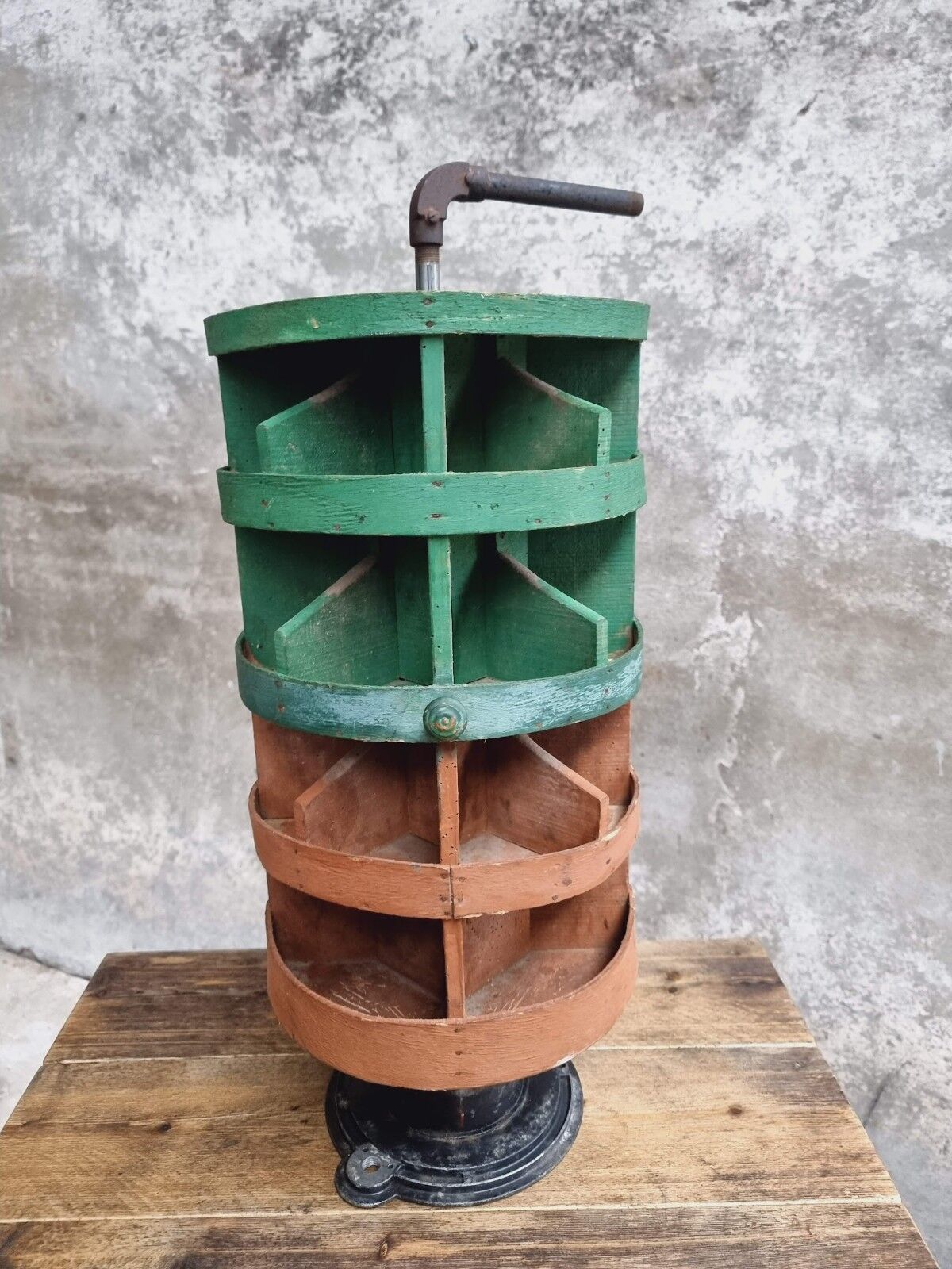 Old carousel rack spice rack étagère 60 cm high