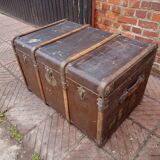 Old travel trunk