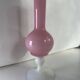 Vase en opaline rose