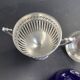 Drageoir, jam maker – Silver metal and blue crystal