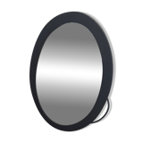 Miroir ovale en bois massif