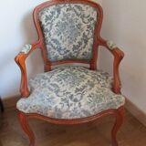 Louis XV blue style armchair