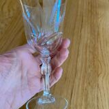 8 crystal wine glasses