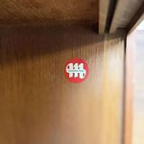 Buffet Musterring en teck des années 1960.