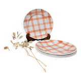 Moulin des Loups & Hamage plate - tablecloth model