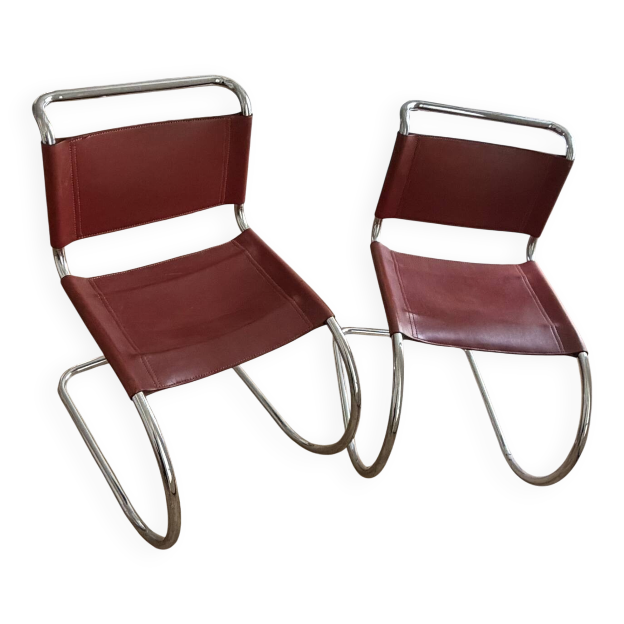 2 chaises Mies van der Rohe par Knoll