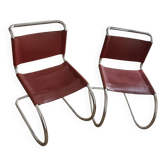 2 chairs Mies van der Rohe by Knoll