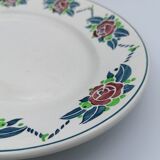 Plat ovale Digoin Sarreguemines "Bagatelle"